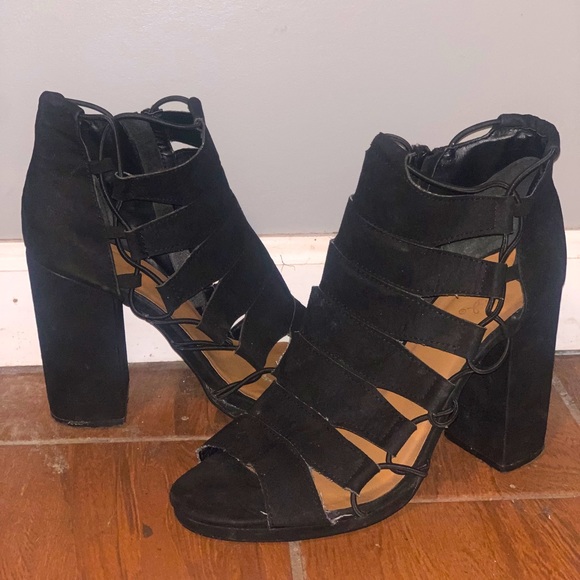 Cato’s open toe black high heels. (Size 9) - Picture 1 of 1
